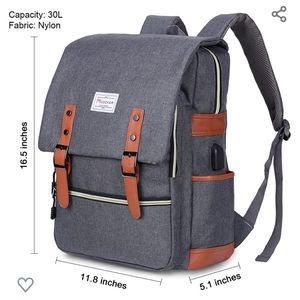 Trendy Gray Backpack